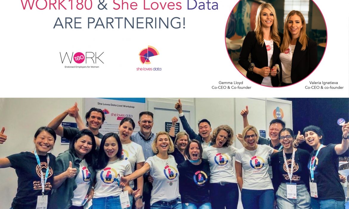 She Loves Data Announces Partnership with WORK180